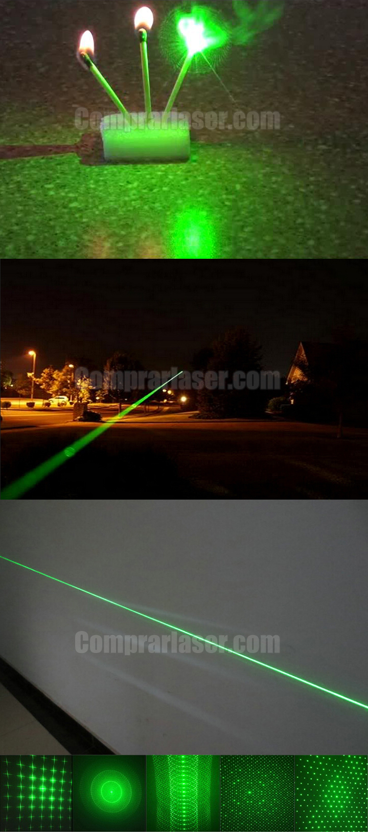 láser verde de largo alcance