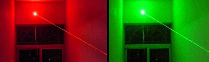 láser rojo / verde