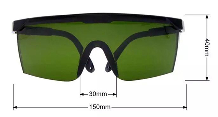 Gafas de seguridad para láser IR