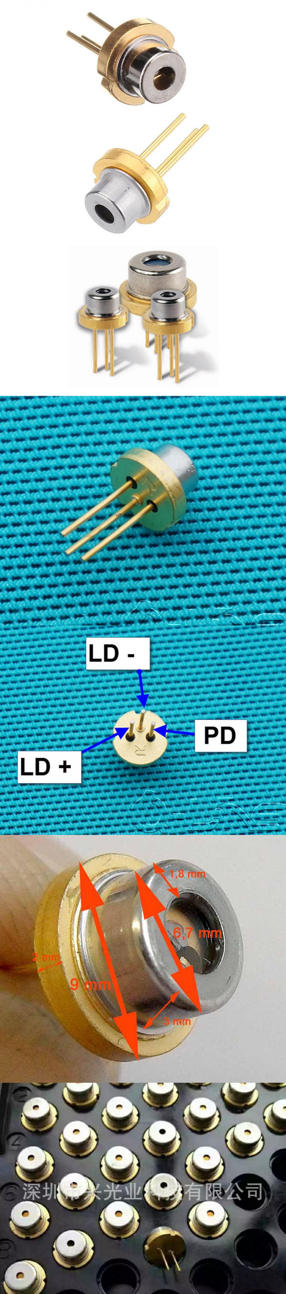 Diodo láser NIR 830nm