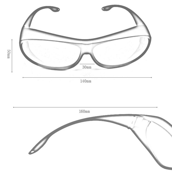 Gafas láser 600-790 nm