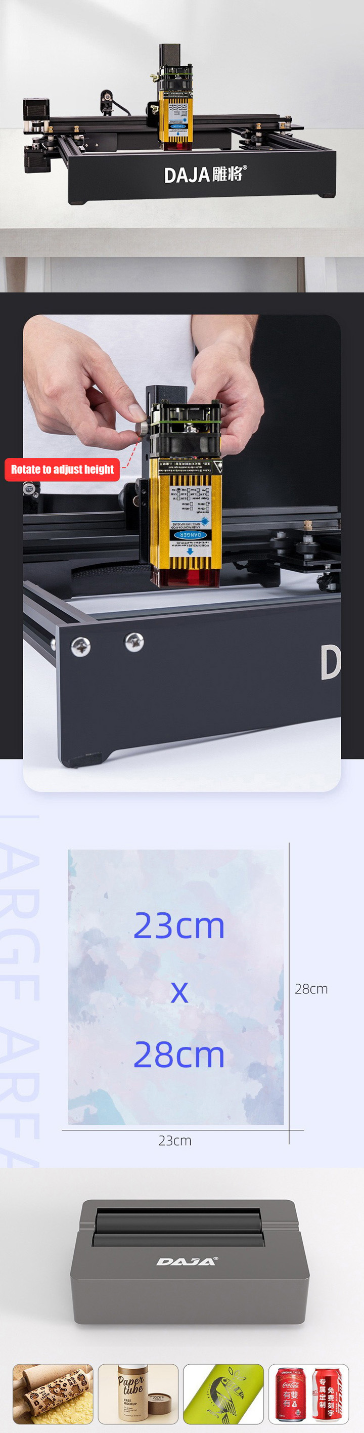 Cortadora / grabadora láser CNC
