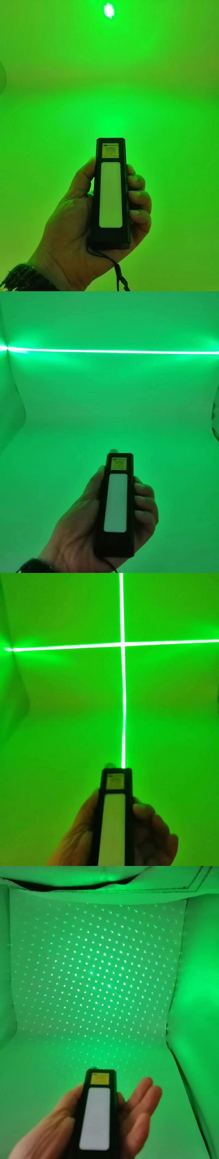 linterna LED con puntero láser verde