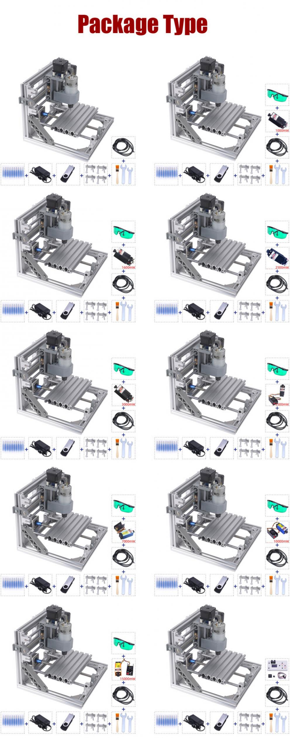 Máquina de grabado con enrutador CNC