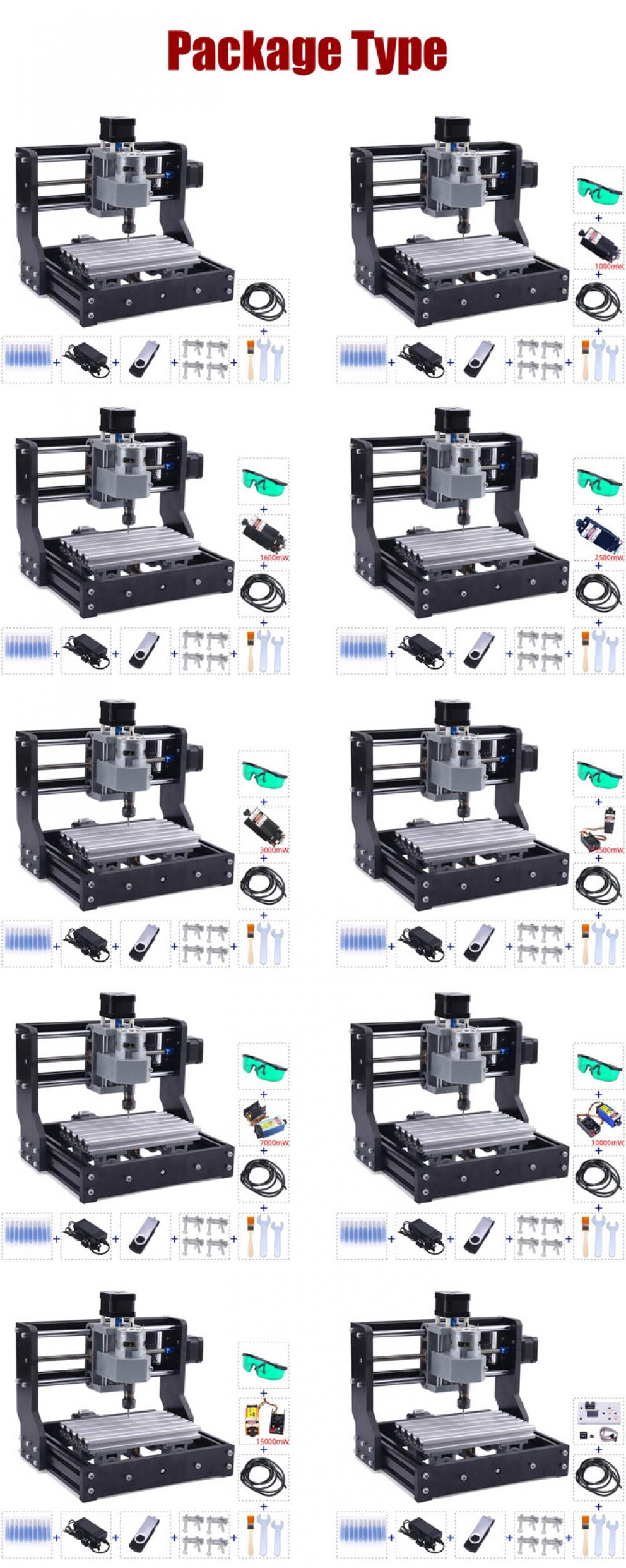 Máquina de grabado CNC 3 ejes