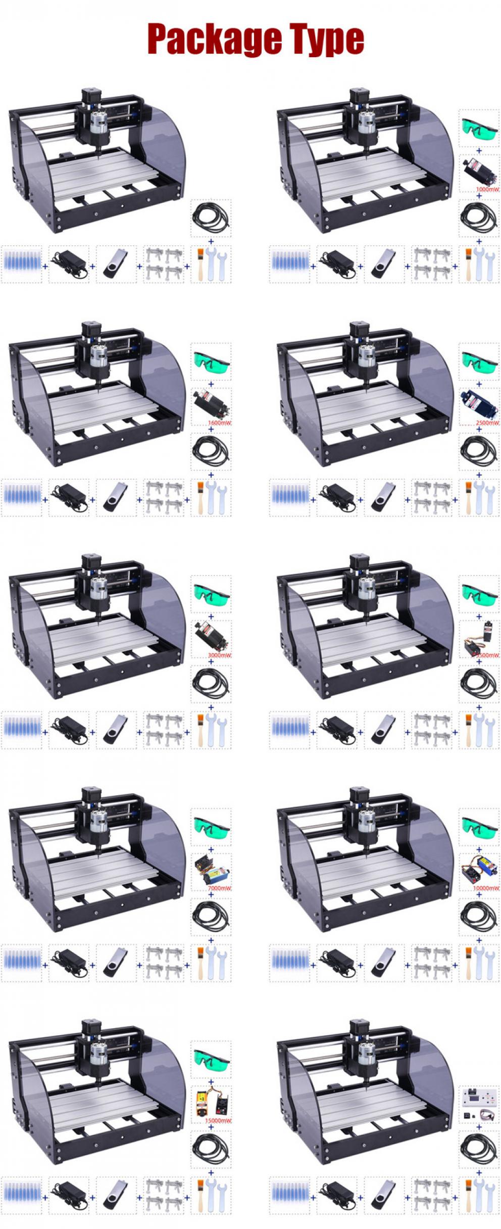 Máquina de grabado CNC de 3 ejes