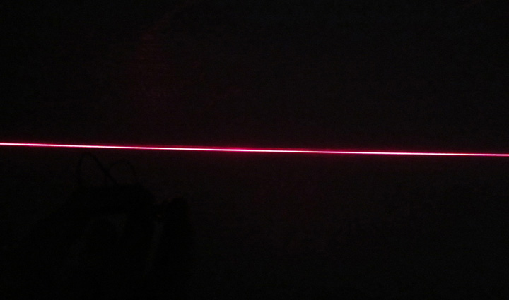 módulo láser lineal rojo