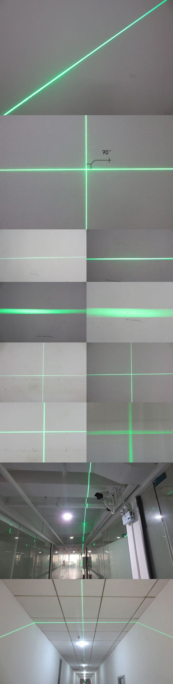 módulo láser verde línea/cruz