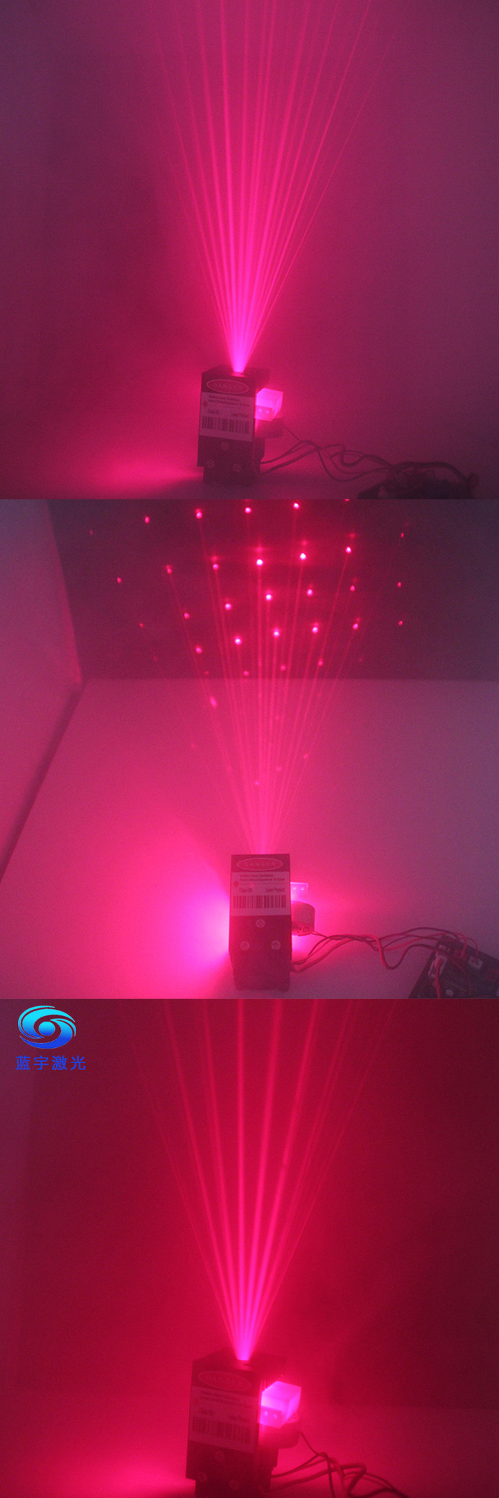Módulo láser rojo multihaz