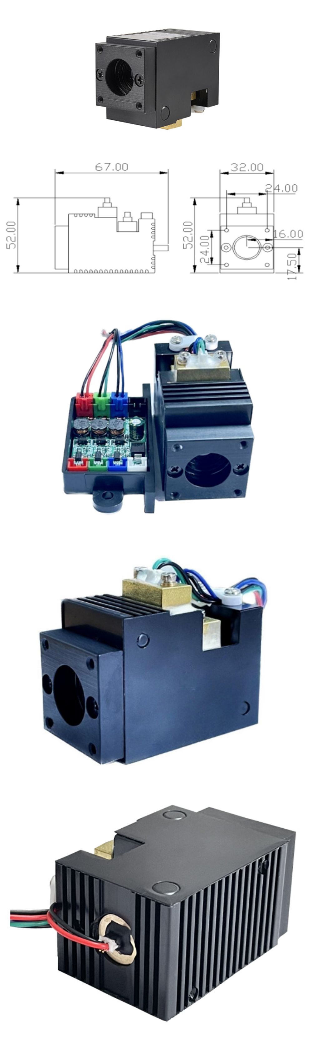 Módulo láser RGB potente