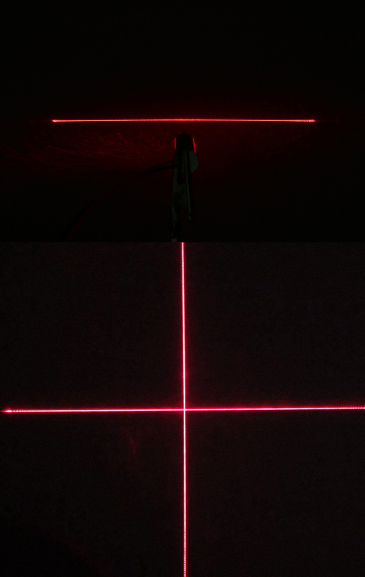 Módulo láser rojo punto/línea/cruz