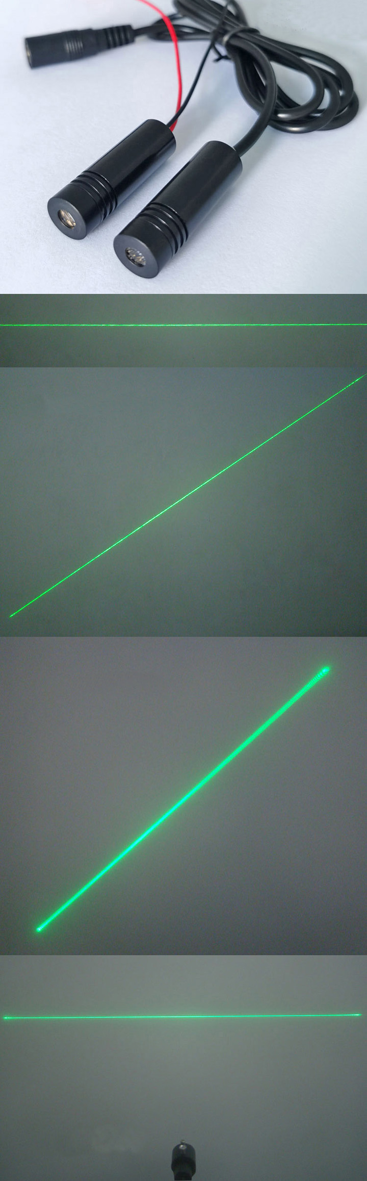 módulo láser verde línea