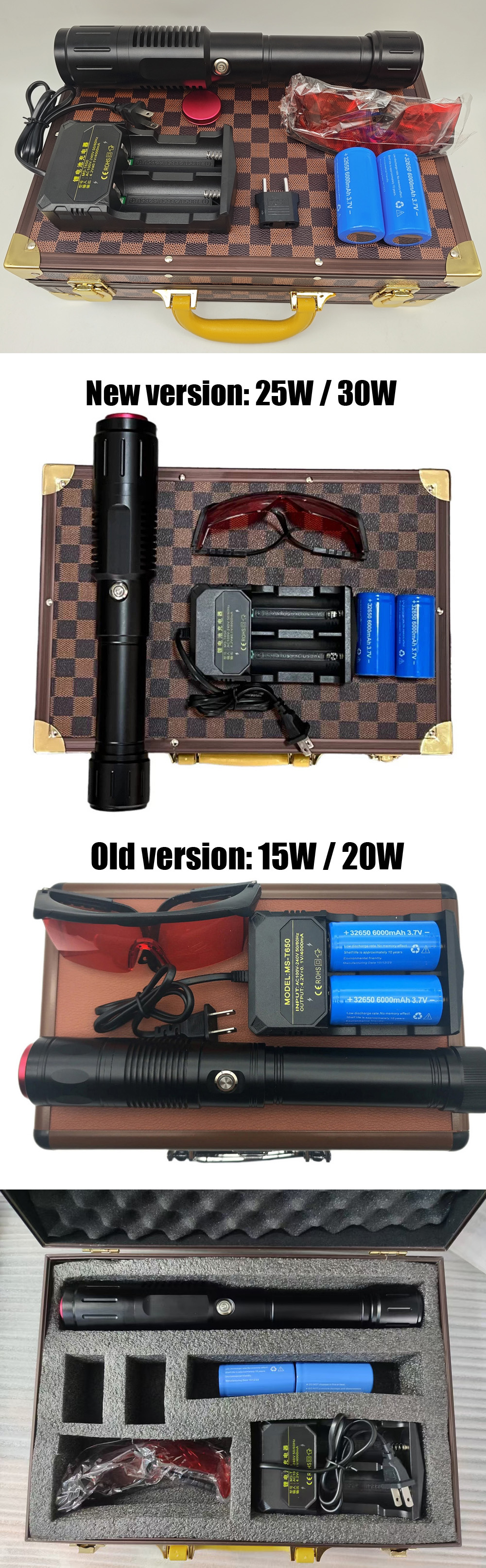 Puntero láser de altísima potencia