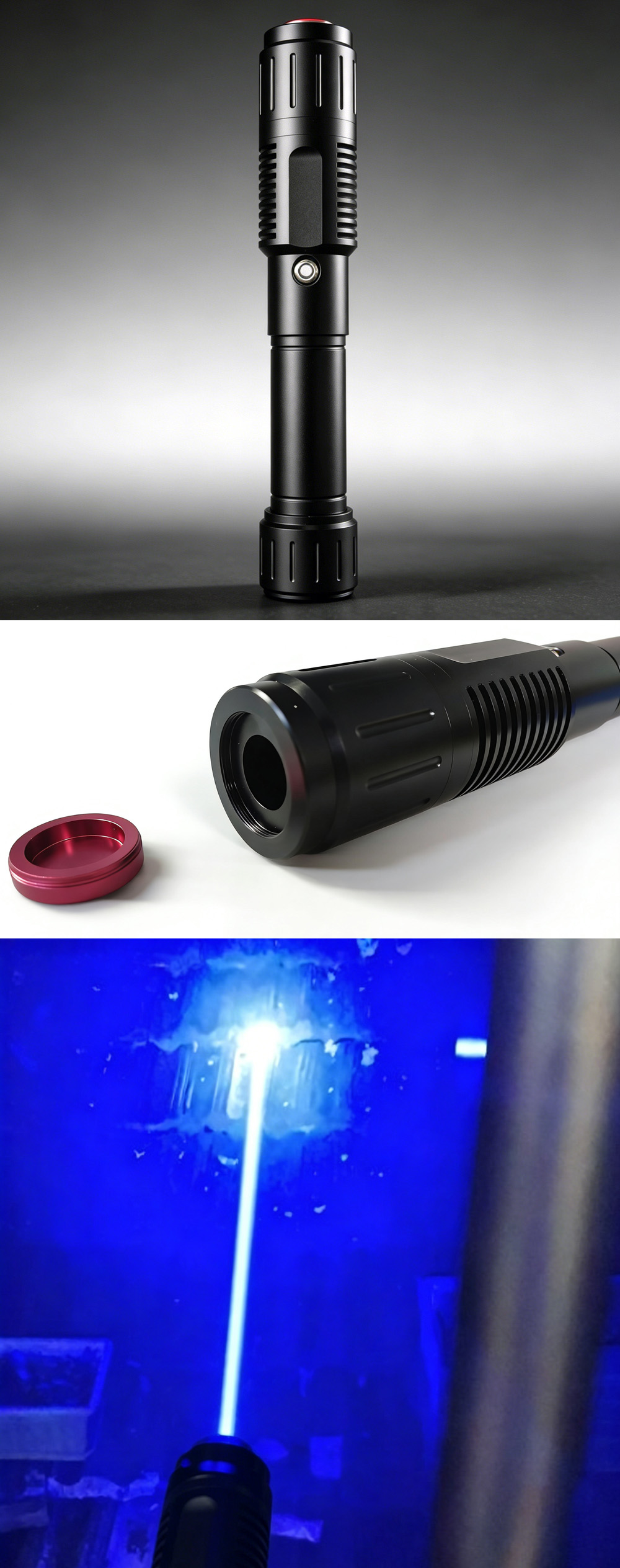 Puntero láser azul 25W (25000mW)