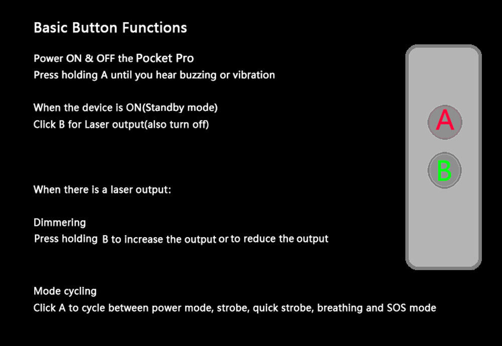 Puntero láser morado con Bluetooth