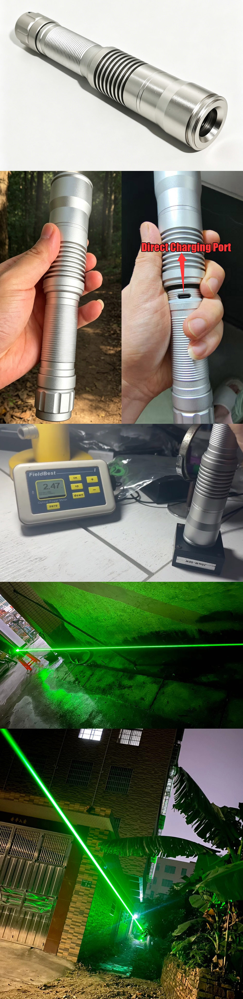 láser verde de alta potencia 2500mW