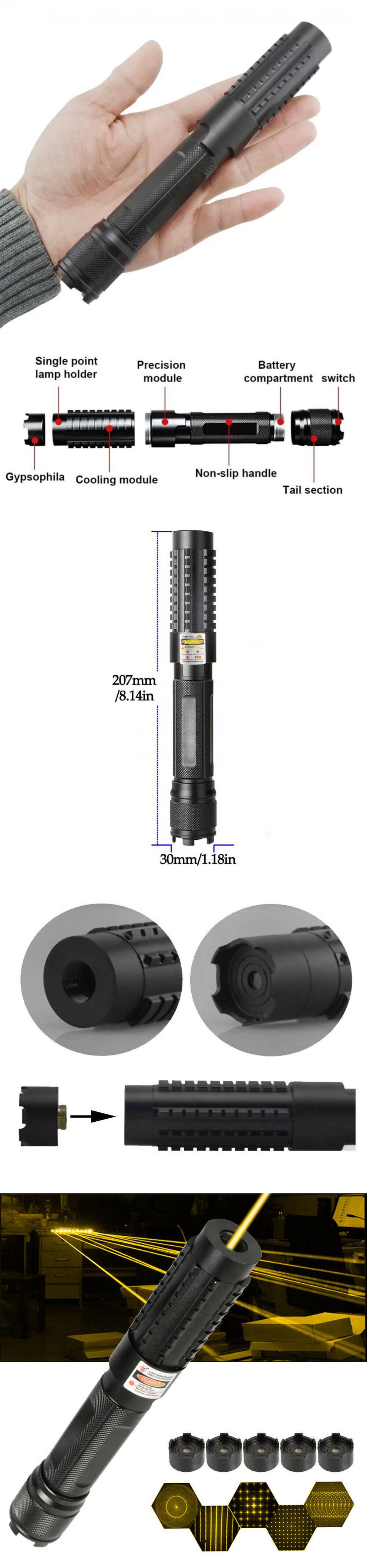 Puntero láser 589 nm 40 mW