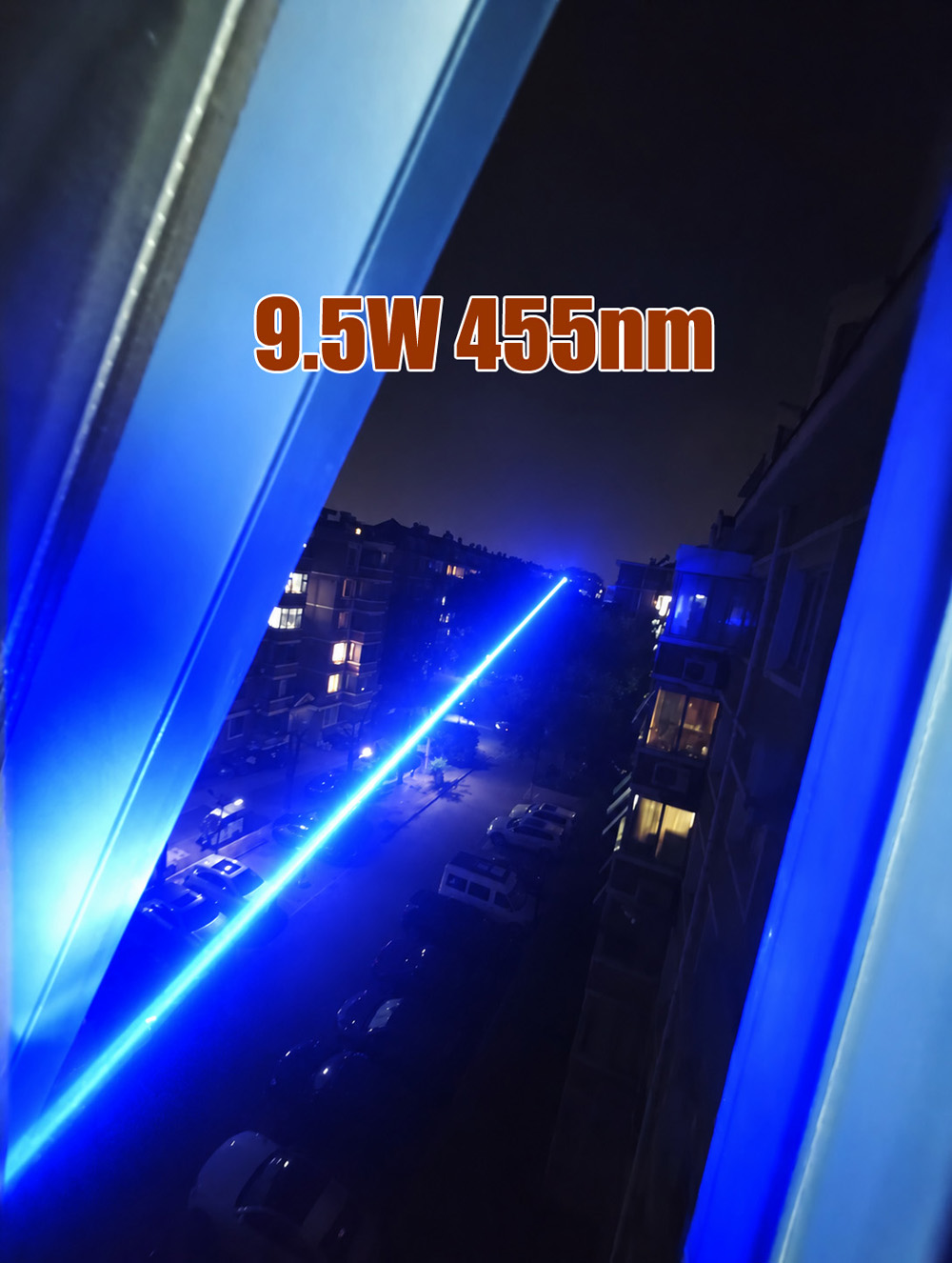Láser azul potente de 455nm y 9W (9000mW)