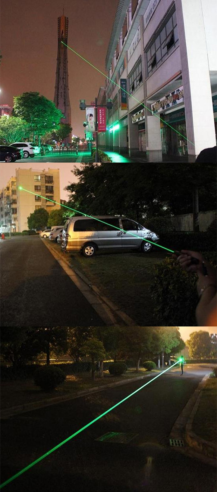 láser verde USB