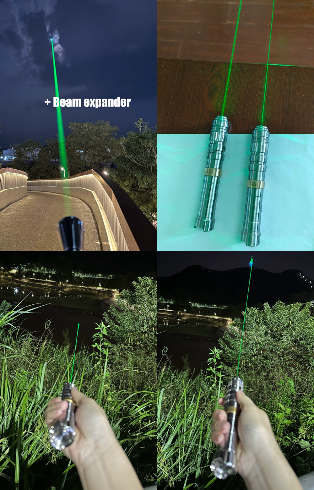 Puntero láser verde profesional de clase 4