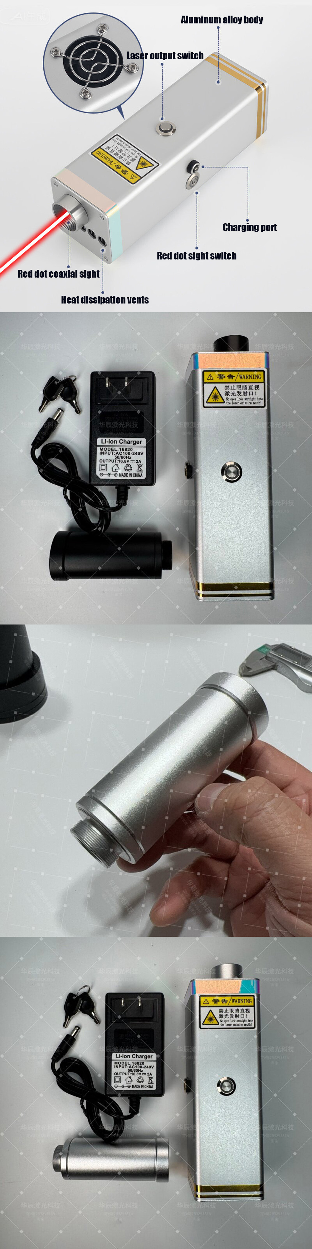 Quemador laser de alta potencia