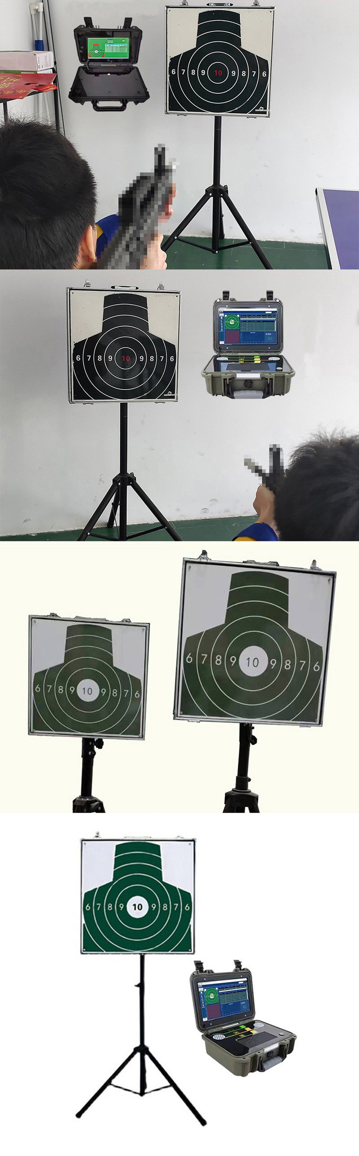 Sistema de tiro al blanco láser profesional