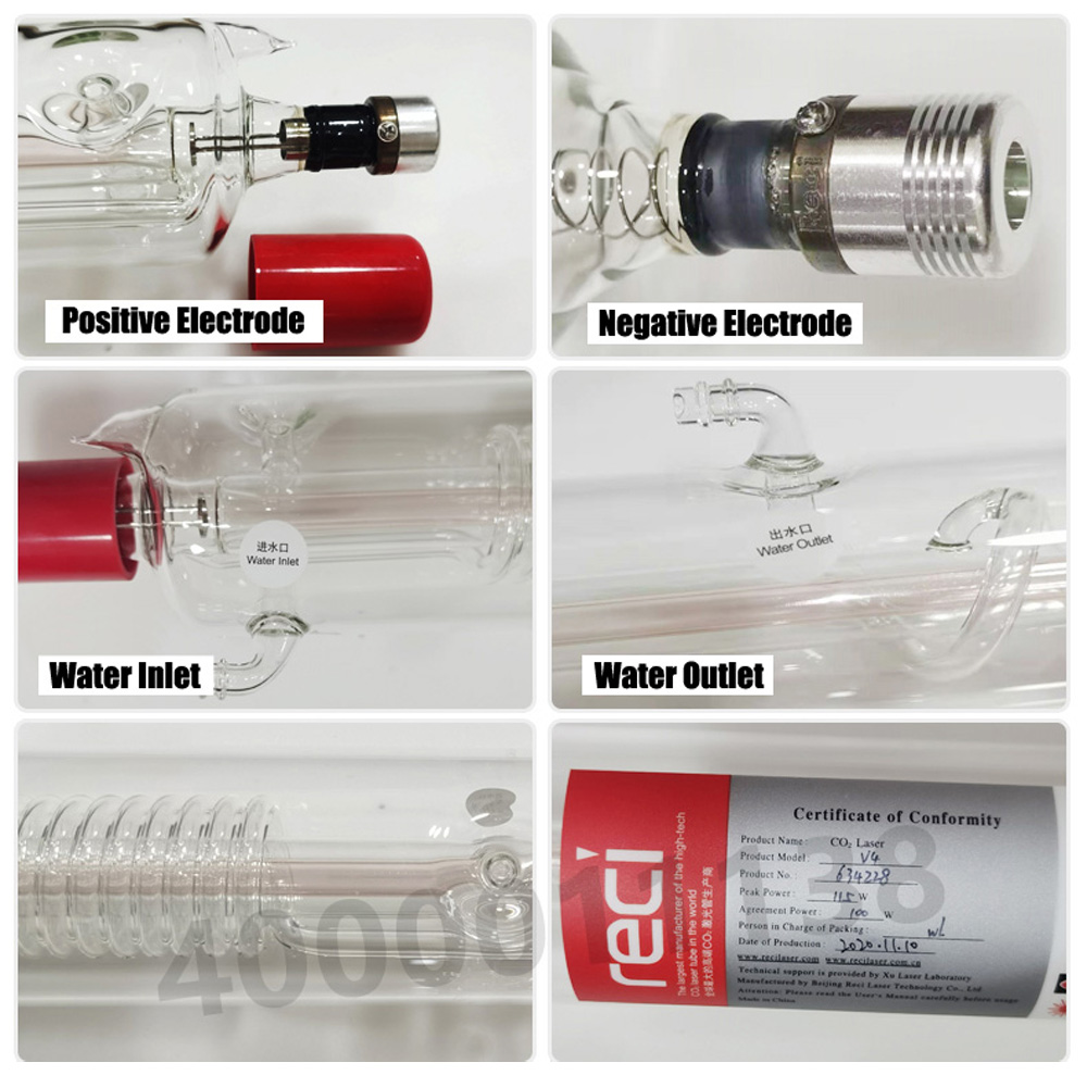 tubo láser CO2 para cortar