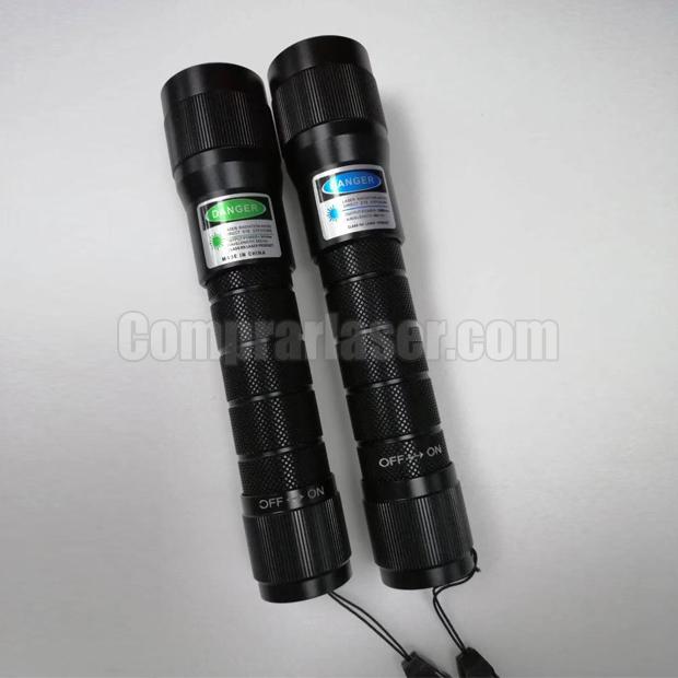 Potente puntero laser verde para el buceo