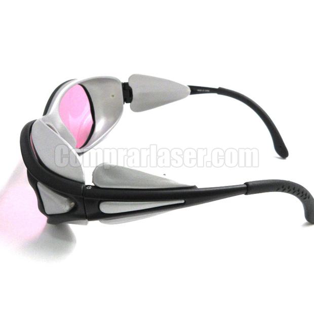 gafas láser, luz láser infrarroja