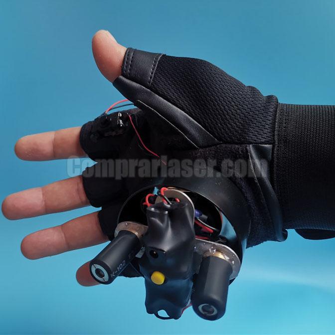 guantes láser de vórtice