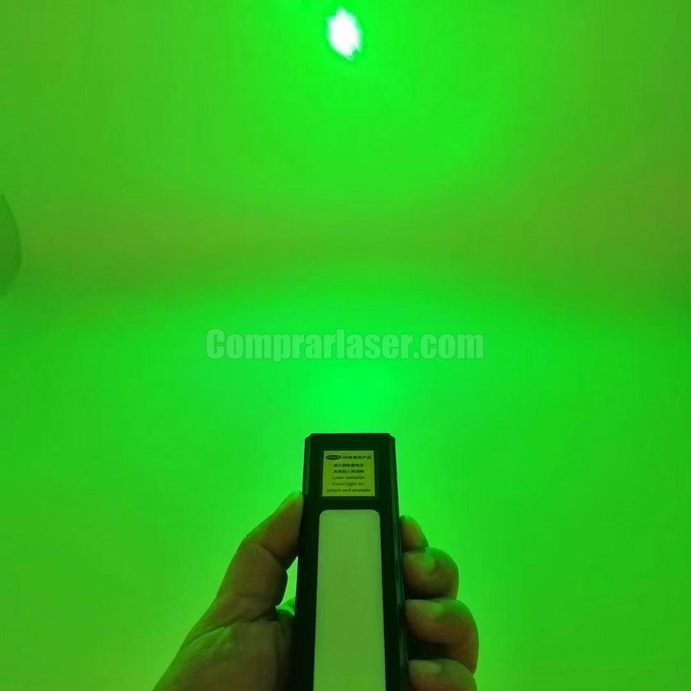 puntero láser verde con linterna LED