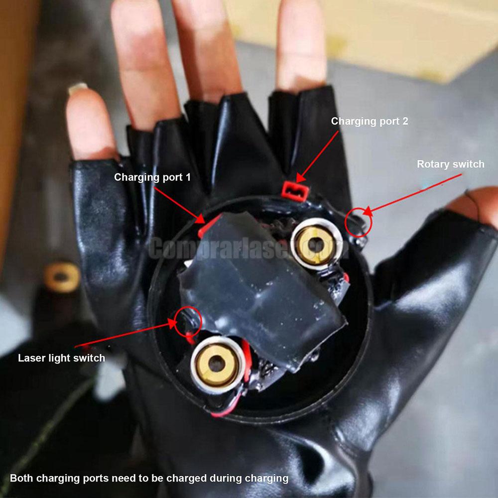 guantes láser vortex