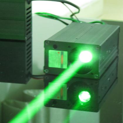 Módulo de láser verde 532nm 200mW de rayo láser espesado