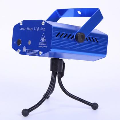 Proyector de luces láser verde y rojo para fiestas o discoteca con 1/4/6 figuras