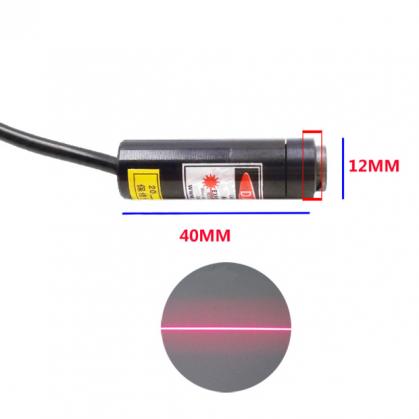 Módulo láser línea 658nm 50mW ajustable de alta precisión