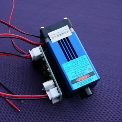 Módulo láser azul de punto 445nm 12V 2000mW con TTL