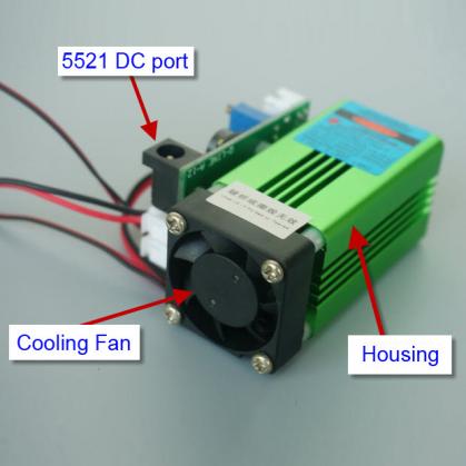 Potente módulo láser de infrarrojo cercano 808nm 830nm 850nm