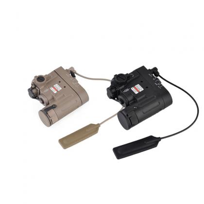 Mira láser IR táctica con LED e interruptor remoto