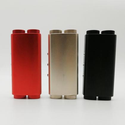 Puntero láser verde de doble haz de 520nm con baterías