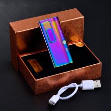 Encendedor láser USB recargable y multifuncional con luz LED