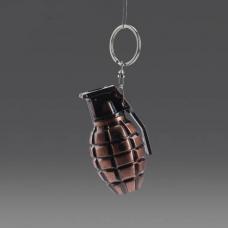 Puntero láser rojo pequeño en forma de granada con linterna