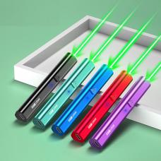 Puntero láser verde recargable USB de alta potencia 532nm 100mW