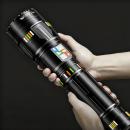 Linterna láser blanca extremadamente brillante de 10000 lúmenes para uso en exteriores